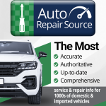 Graphic indicating there is an Automotive Repair Source reference section on Power Library