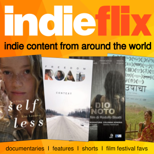 graphic shows that indieflix is available through the libby app
